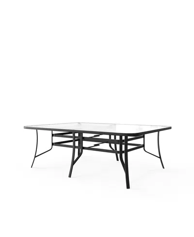 Macy's Agio Oasis 84" Aluminum Rectangular Outdoor Dining Table, Created For  In Black