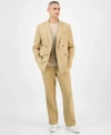Macy's Alfani Mens Double Breasted Blazer Waffle Knit Sweater Drawstring Pants Exclusively At Macys
