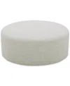 Macy's Alrodo Fabric Ottoman, Created For  In Wheat