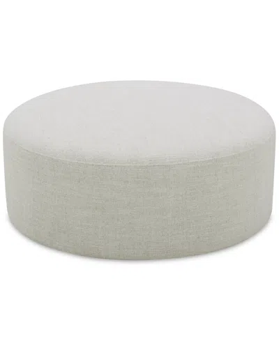Macy's Alrodo Fabric Ottoman, Created For  In Wheat