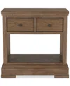 Macy's Alverton 1-drawer Nightstand, Created For  In Brown
