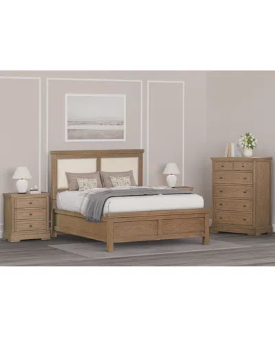 Macy's Alverton 3 Pc. California King Set (bed, Chest & 3-drawer Nightstand), Created For  In Transparent