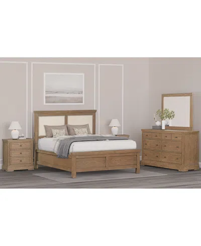 Macy's Alverton 3 Pc. California King Set (bed, Dresser & 3-drawer Nightstand), Created For  In Transparent