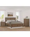 Macy's Alverton 3 Pc. King Cane Set (bed, Chest & 3-drawer Nightstand, Created For . In Transparent
