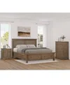 Macy's Alverton 3 Pc. Queen Cane Storage Set (bed, Chest & 3-drawer Nightstand), Created For . In Transparent