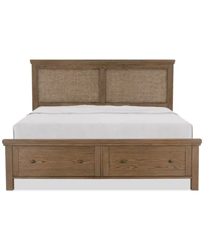 Macy's Alverton Queen Cane Storage Bed, Created For  In Transparent