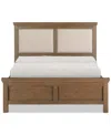 Macy's Alverton Queen Upholstered Bed, Created For  In Transparent