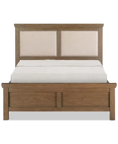 Macy's Alverton Queen Upholstered Bed, Created For  In Transparent