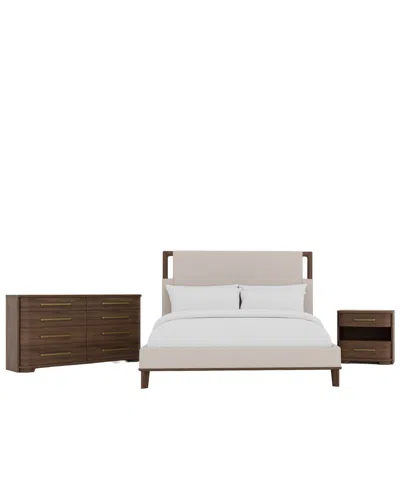 Macy's Amelie 3-pc. King Bedroom Set (bed, Dresser & Nightstand) In Multi