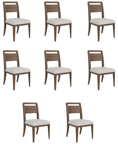 Macy's Amelie 8-piece Wood Dining Chair Set