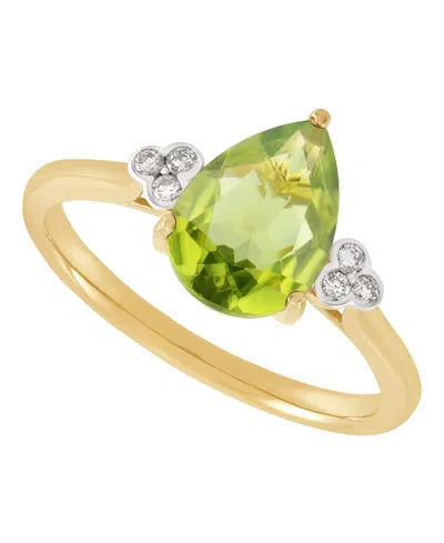 Macy's Amethyst (1-1/2 Ct. T.w.) & Diamond Accent Ring In 14k Yellow Gold (also Available In Multi-stones)