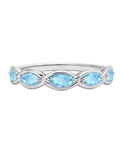Macy's Amethyst (1/3 Ct. T.w.) Ring In Sterling Silver (also Available In Multi-stones) In Blue