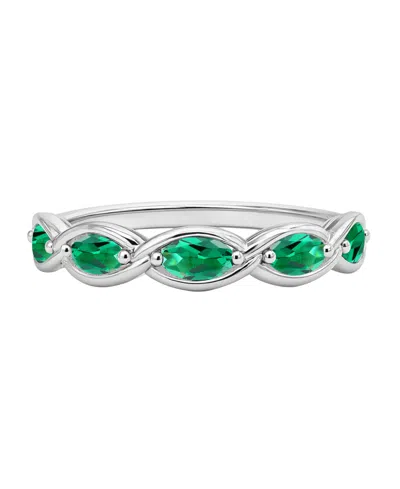 Macy's Amethyst (1/3 Ct. T.w.) Ring In Sterling Silver (also Available In Multi-stones) In Green
