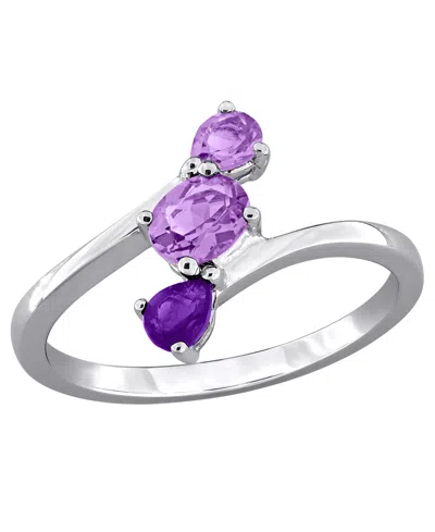 Macy's Amethyst (5/8 Ct. T.w.) Ring In Sterling Silver (also Available In Rhodolite) In Metallic