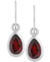 Macy's Amethyst Pear Bezel Drop Earrings (3/4 Ct. T.w) In 10k Gold (also In Additional Gemstones)