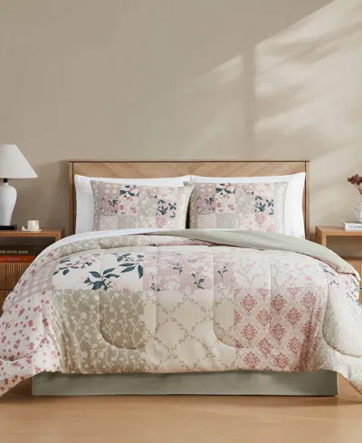 Macy's Arielle Patchwork 8-pc. Comforter Sets In Pink