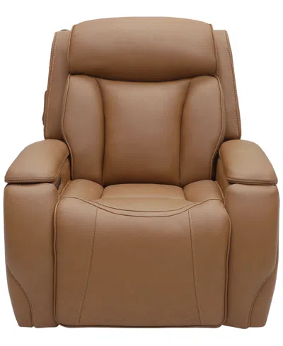 Macy's Aries Triple Power Zero Gravity Theater Recliner,  Exclusive In Brown