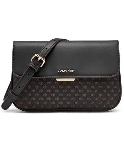 Macy's Arya Top Zipper Small Crossbody Bag In Black