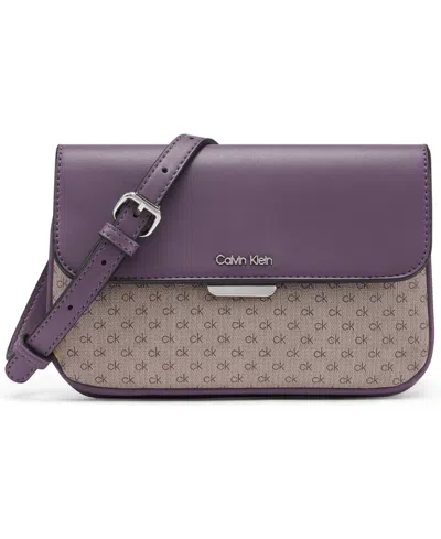 Macy's Arya Top Zipper Small Crossbody Bag In Purple