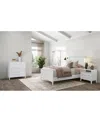 MACY'S CLOSEOUT! ASSEMBLAGE 3PC BEDROOM SET (FULL BED, SMALL CHEST & OPEN NIGHTSTAND)