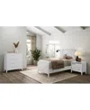 Macy's Closeout! Assemblage 3pc Bedroom Set (twin Bed, Small Chest & Open Nightstand) In White