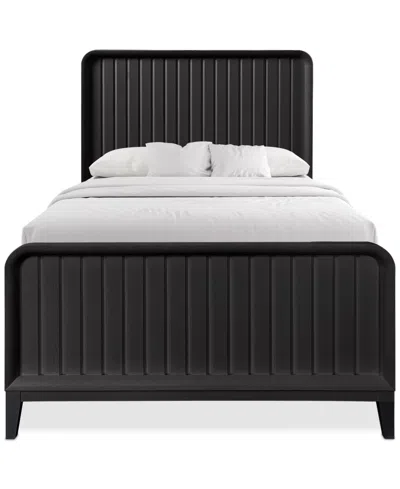 Macy's Assemblage Full Bed In Black
