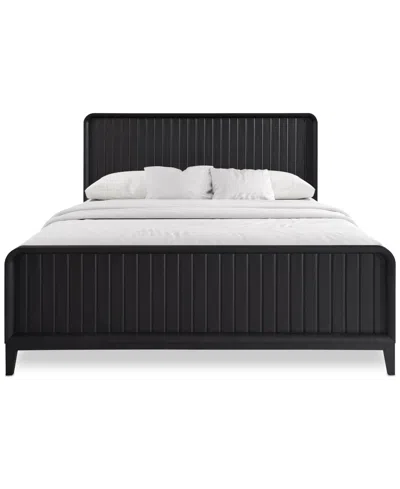 Macy's Assemblage King Bed In Black