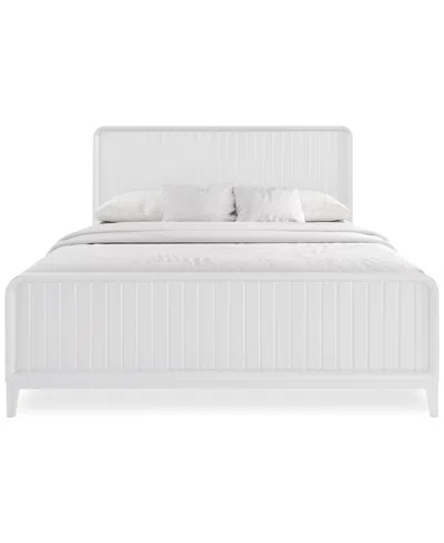 Macy's Assemblage King Bed In White