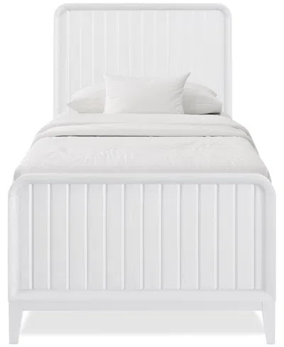 Macy's Assemblage Twin Bed In White