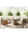 Macy's Astaire Firepit Collection Created For Macys In Brown