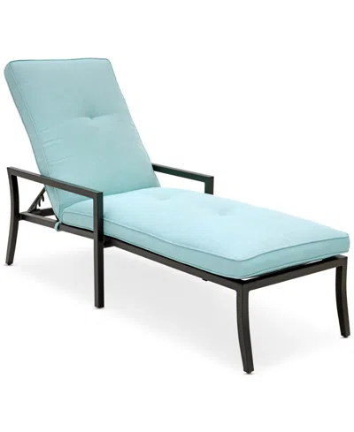 Macy's Astaire Outdoor Chaise, Created For  In Black