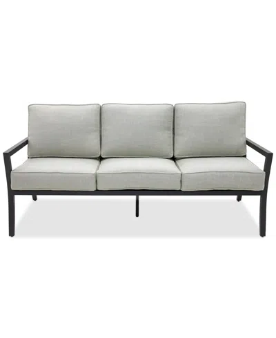 Macy's Astaire Outdoor Sofa, Created For  In Gray