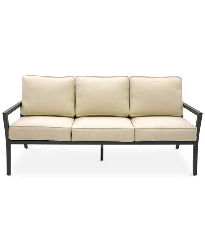 Macy's Astaire Outdoor Sofa, Created For  In Brown