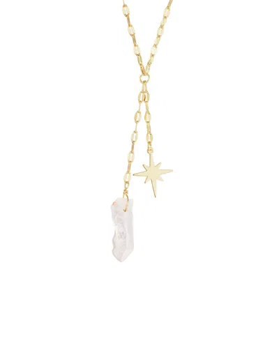 Macy's Aurora Borealis Or Mystic Quartz Starburst Lariat Necklace