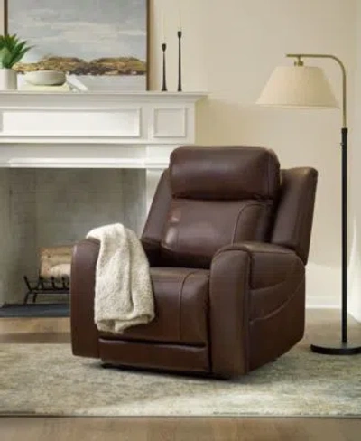 Macy's Avet Power Motion Recliner In Brown