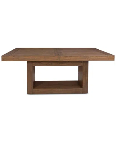 Macy's Baleigh Dining Table In Brown
