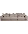 Macy's Barlien 3-pc. Modular Fabric Sofa, Created For  In Oatmeal