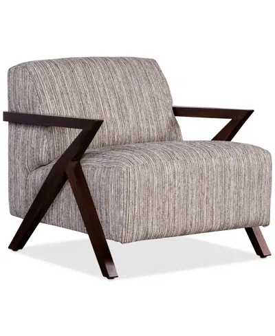 Macy's Barlien Fabric Accent Chair, Created For  In Cocoa