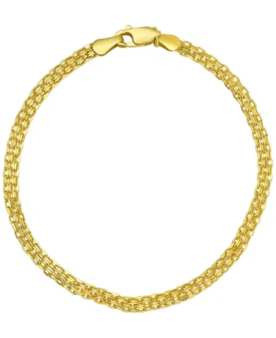 Macy's Bismark Link Bracelet In 18k Yellow Gold