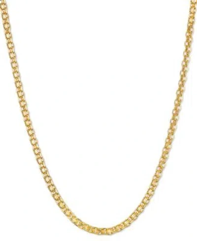 Macy's Macys Bismark Link Chain Necklace 1 1 2mm In 14k Gold Collection
