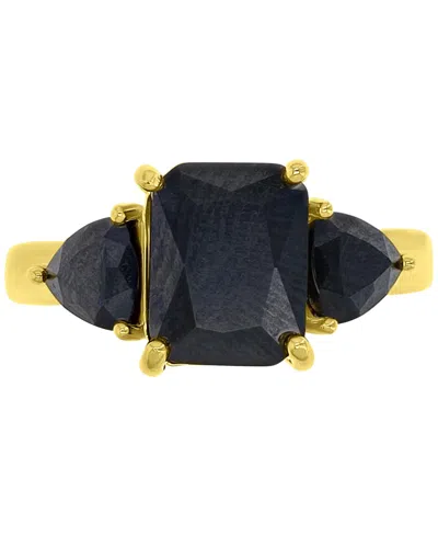 Macy's Black Spinel Ring (3.82 Ct.t.w.) In Sterling Silver