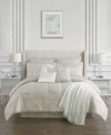 Macy's Macys Botanical Tree 14 Piece Reversible Jacquard Microfiber Comforter Sets In White