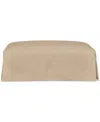 Macy's Brenalee 46" Performance Fabric Slipcover Ottoman In Peyton Fawn