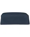 Macy's Brenalee 46" Performance Fabric Slipcover Ottoman In Peyton Navy