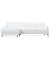 Macy's Briannie 2-pc. Fabric Chaise Sectional, Exclusively At