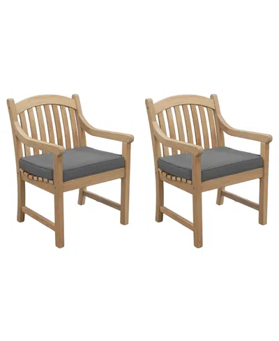 Macy's Bristol 2-pc. Olefin Outdoor Chair Bundle, Created For  In Brown