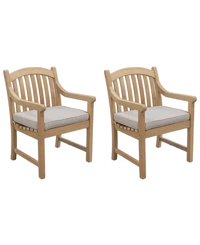 Macy's Bristol 2-pc. Olefin Outdoor Chair Bundle, Created For  In Brown