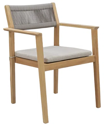 Macy's Bristol 31" Olefin Agate Stacking Chair With Cushion, Created For  In Multi