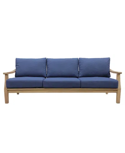 Macy's Bristol 32" Olefin Sofa, Created For  In Blue