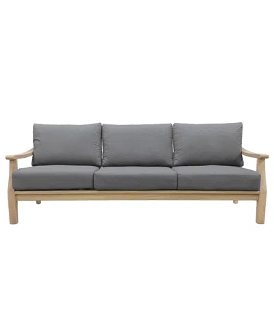 Macy's Bristol 32" Olefin Sofa, Created For  In Gray